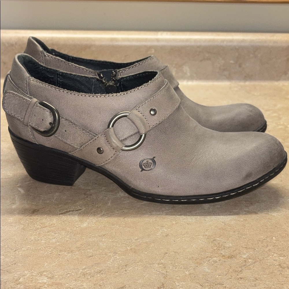 Born leather booties